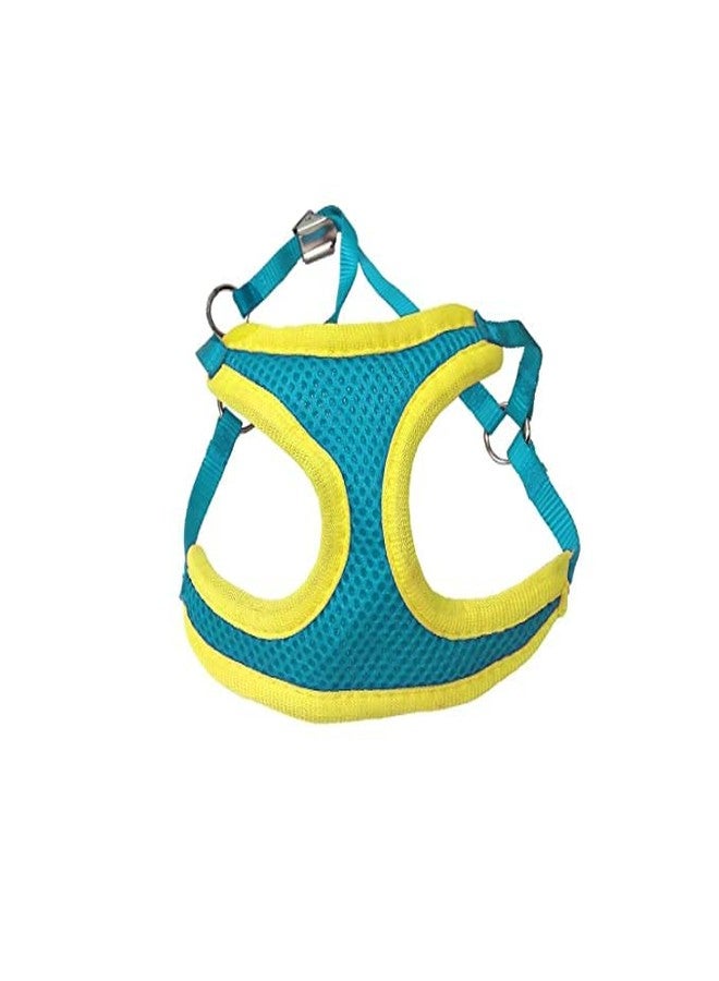 Pups&Pets سترة صدرية مبطنة ناعمة قابلة للتعديل من Pups&Pets، مستوردة، مريحة للكلاب الصغيرة والقطط والأرانب والجراء - أزرق - Image 2